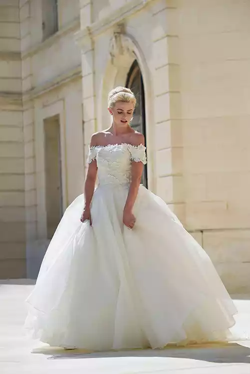 waterlily bridal dress
